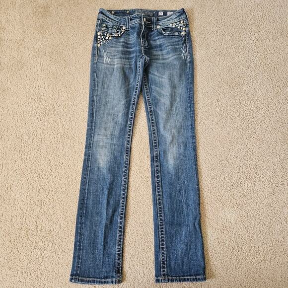 Miss Me Denim - Miss Me Straight Jeans 27x33
